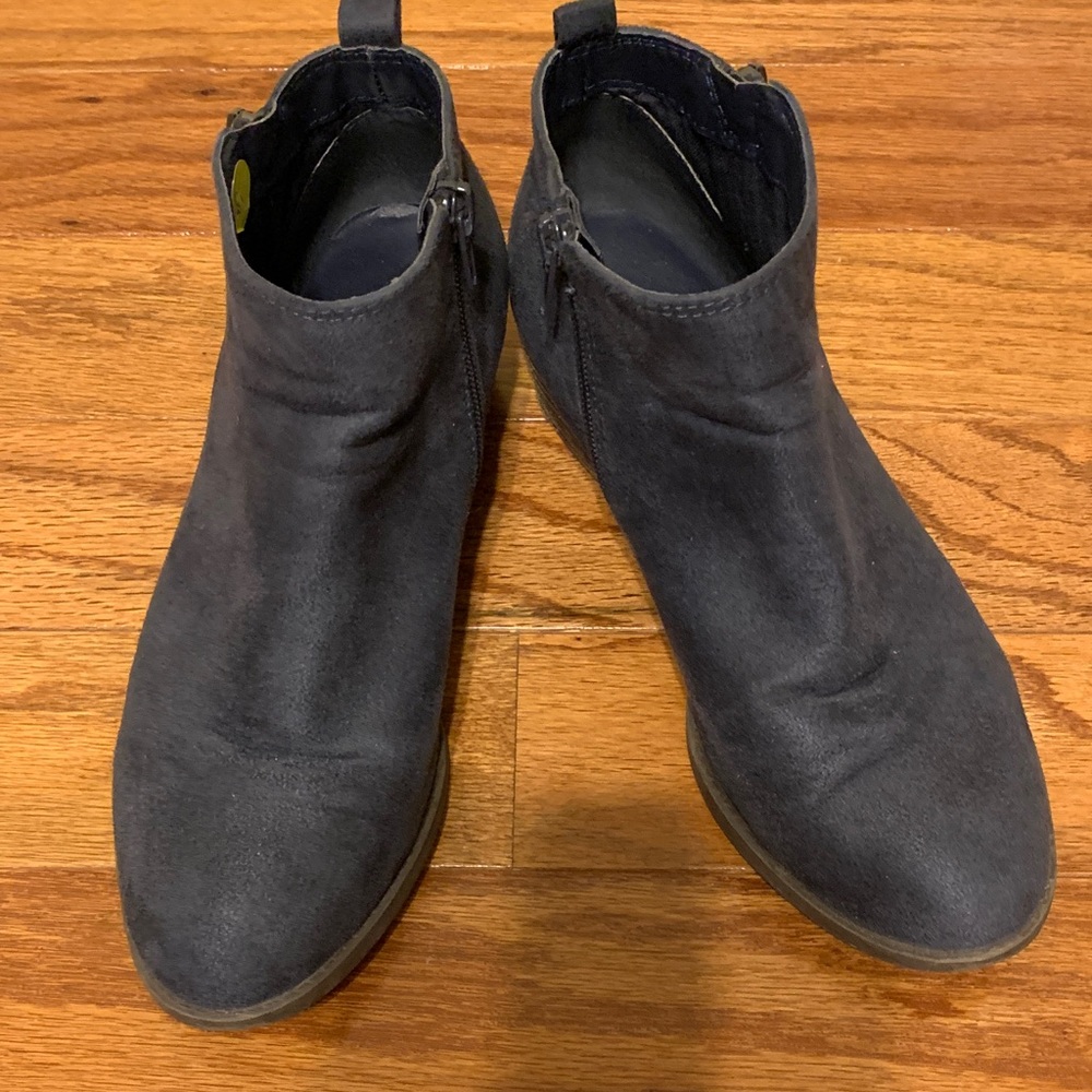 Carlos by Carlos Santana Navy Ankle Booties